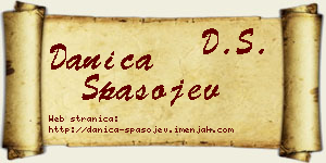 Danica Spasojev vizit kartica